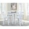 International Concepts Rectangle 30 in x 30 in CounterHeight Dining Table, 4 X-Back Stools, White, 30 in W, 48 in L, 36 in H K08-3030-S6132-4 - alternate 2